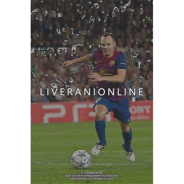 19/10/2011 BARCELLONA CHAMPIONS LEAGUE BARCELLONA VIKTORIA PLZEN NELLA FOTO Andres Iniesta PH.AG ALDO LIVERANI SAS