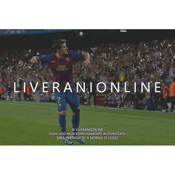 19/10/2011 BARCELLONA CHAMPIONS LEAGUE BARCELLONA VIKTORIA PLZEN NELLA FOTO David Villa PH.AG ALDO LIVERANI SAS
