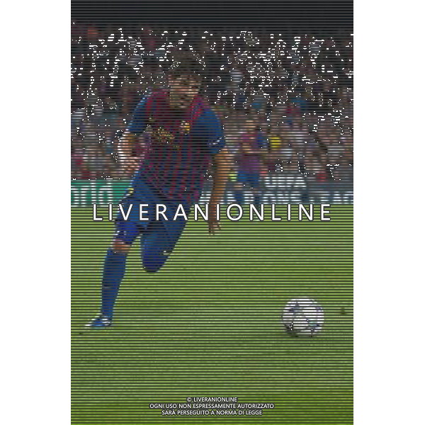 19/10/2011 BARCELLONA CHAMPIONS LEAGUE BARCELLONA VIKTORIA PLZEN NELLA FOTO David Villa PH.AG ALDO LIVERANI SAS