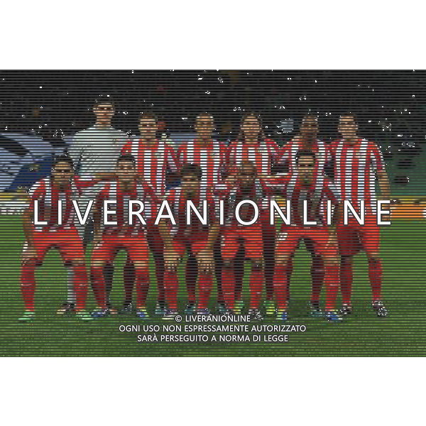 UEFA Europa League 2011/2012 Gruppo I Udine - 20.10.2011 Udinese-Atletico Madrid Nella Foto:atletico madrid squadra formazione /Ph.Vitez-Ag. Aldo Liverani