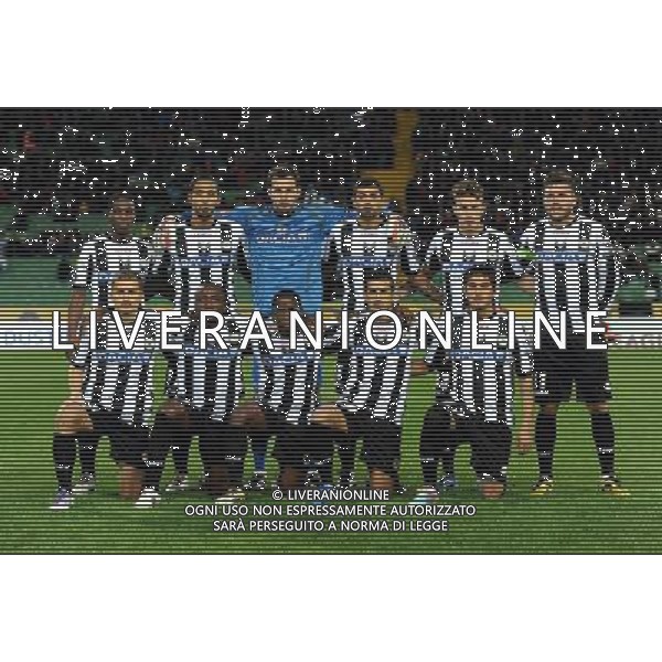 UEFA Europa League 2011/2012 Gruppo I Udine - 20.10.2011 Udinese-Atletico Madrid Nella Foto:udinese squadra formazione /Ph.Vitez-Ag. Aldo Liverani