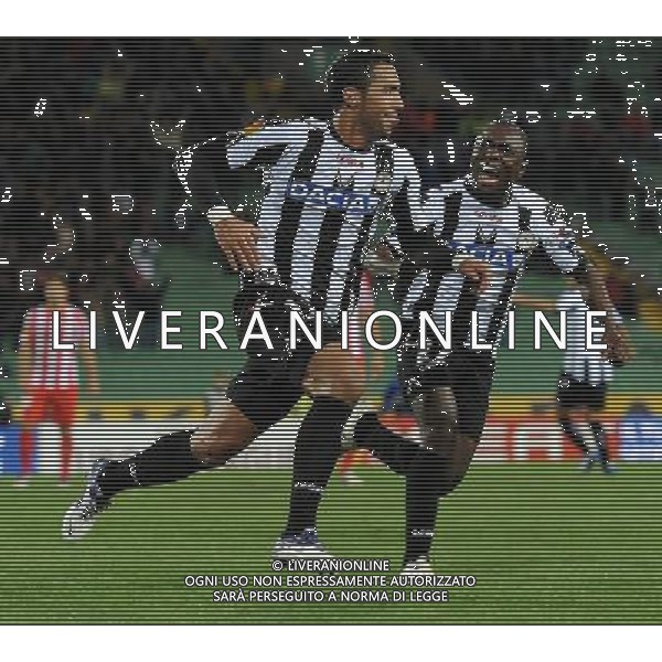 UEFA Europa League 2011/2012 Gruppo I Udine - 20.10.2011 Udinese-Atletico Madrid Nella Foto:benatia esulta /Ph.Vitez-Ag. Aldo Liverani