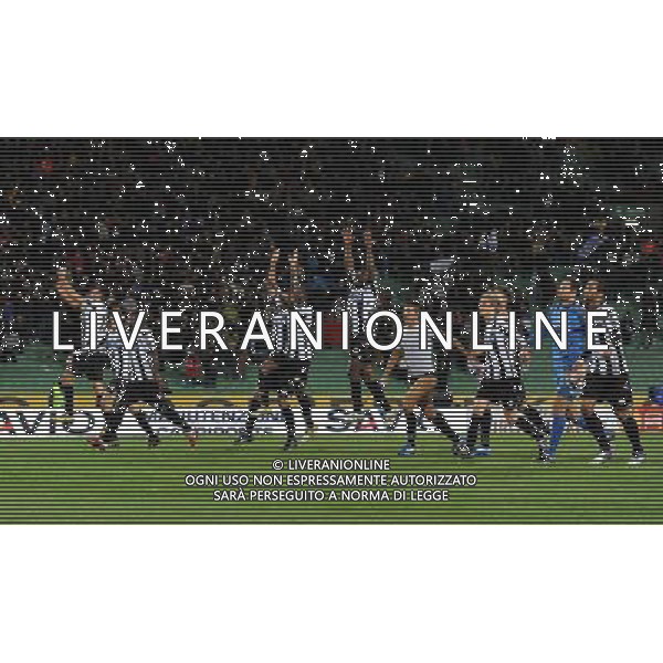 UEFA Europa League 2011/2012 Gruppo I Udine - 20.10.2011 Udinese-Atletico Madrid Nella Foto:udinese esultanza finale /Ph.Vitez-Ag. Aldo Liverani