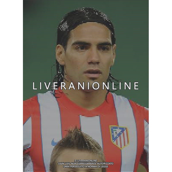 UEFA Europa League 2011/2012 Gruppo I Udine - 20.10.2011 Udinese-Atletico Madrid Nella Foto:Falcao /Ph.Vitez-Ag. Aldo Liverani