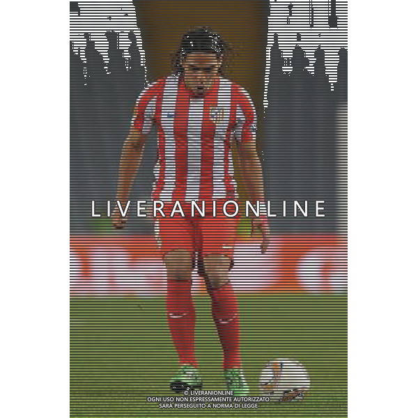 UEFA Europa League 2011/2012 Gruppo I Udine - 20.10.2011 Udinese-Atletico Madrid Nella Foto:Falcao /Ph.Vitez-Ag. Aldo Liverani