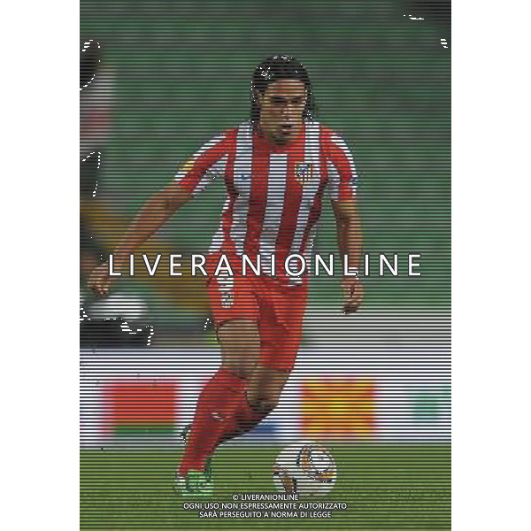 UEFA Europa League 2011/2012 Gruppo I Udine - 20.10.2011 Udinese-Atletico Madrid Nella Foto:Falcao /Ph.Vitez-Ag. Aldo Liverani