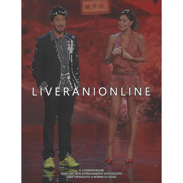 COLOGNO M.se TRASMISSIONE TV COLORADO CAFE\' NELLA FOTO belen rodriguez paolo ruffini PH.FIOCHI/ALDO LIVERANI SAS