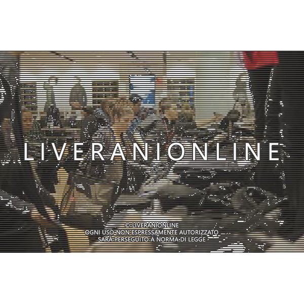 Customers shop at the grand opening of the Uniqlo store on West 34th street in New York on Friday, October 21, 2011. The new store is Fast Retailing\'s third store in New York, opening just a week after its Fifth Avenue flagship store. Fast Retailing plans on opening 200 to 300 stores worldwide until 2020 and currently has 1000 stores. new york city - situazioni ©photoshot/AG ALDO LIVERANI SAS ITALY ONLY