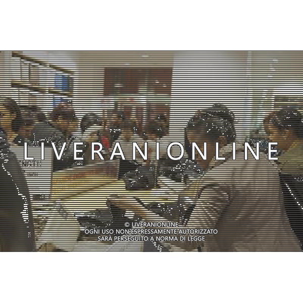 Customers shop at the grand opening of the Uniqlo store on West 34th street in New York on Friday, October 21, 2011. The new store is Fast Retailing\'s third store in New York, opening just a week after its Fifth Avenue flagship store. Fast Retailing plans on opening 200 to 300 stores worldwide until 2020 and currently has 1000 stores. new york city - situazioni ©photoshot/AG ALDO LIVERANI SAS ITALY ONLY