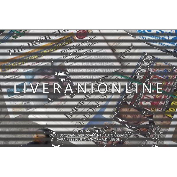 International and foreign language newspapers in New York on Friday, October 21, 2011 report on the death of Libyan leader Col. Muammar el-Qaddafi allegedly at the hands of anti-Qaddafi fighters in his hometown of Surt (Sirte). Note numerous alternate spellings: Moammar Khadafy; Moammar Gadhafi; Muammar Gaddafi. new york city - situazioni ©photoshot/AG ALDO LIVERANI SAS ITALY ONLY