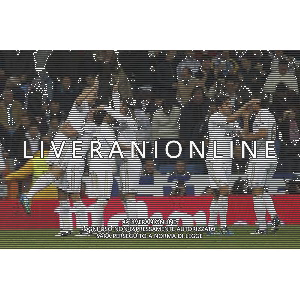 Real Madrid\'s Karim Benzema goal during Spanish League match on october 26thh, 2011 Photo: Cid-Fuentes / Cebolla / ALFAQUI AG ALDO LIVERANI S A S ONLY ITALY