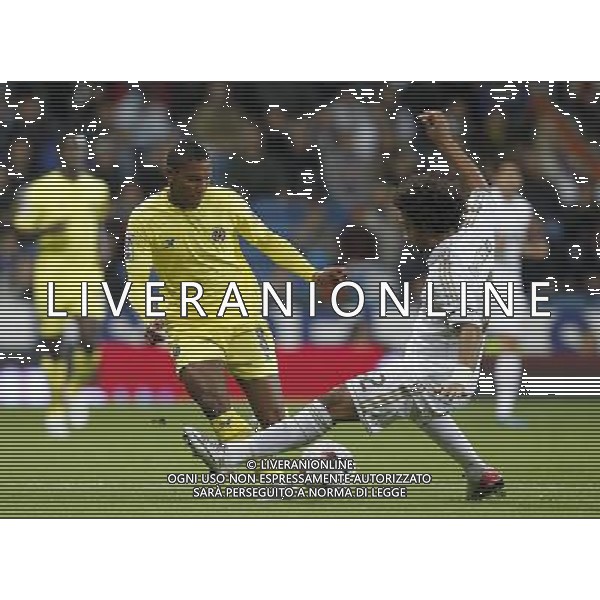 Real Madrid\'s Marcelo and Villarreal\'s Jonathan De Guzman during Spanish League match on october 26thh, 2011 Photo: Cid-Fuentes / Cebolla / ALFAQUI AG ALDO LIVERANI S A S ONLY ITALY