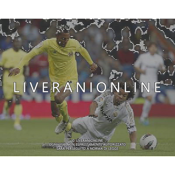 Real Madrid\'s Marcelo and Villarreal\'s Jonathan De Guzman during Spanish League match on october 26thh, 2011 Photo: Cid-Fuentes / Cebolla / ALFAQUI AG ALDO LIVERANI S A S ONLY ITALY