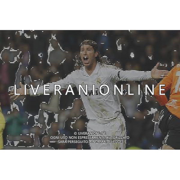 Real Madrid\'s Sergio Ramos during Spanish League match on october 26thh, 2011 Photo: Cid-Fuentes / Cebolla / ALFAQUI AG ALDO LIVERANI S A S ONLY ITALY