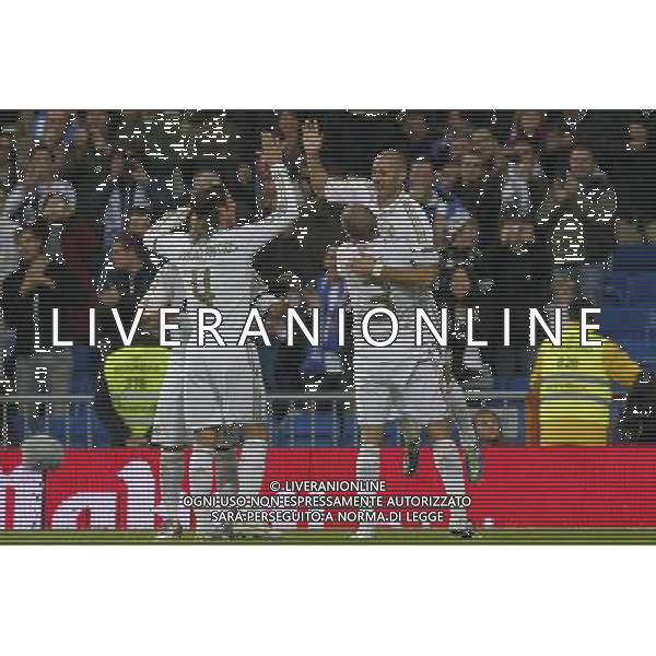 Real Madrid\'s Karim Benzema goal during Spanish League match on october 26thh, 2011 Photo: Cid-Fuentes / Cebolla / ALFAQUI AG ALDO LIVERANI S A S ONLY ITALY