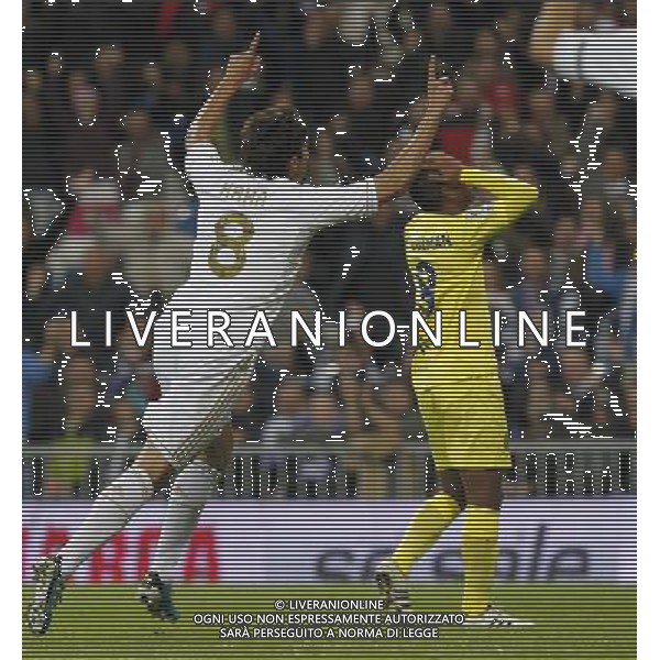 Real Madrid\'s Ricardo Kaka goal during Spanish League match on october 26thh, 2011 Photo: Cid-Fuentes / Cebolla / ALFAQUI AG ALDO LIVERANI S A S ONLY ITALY