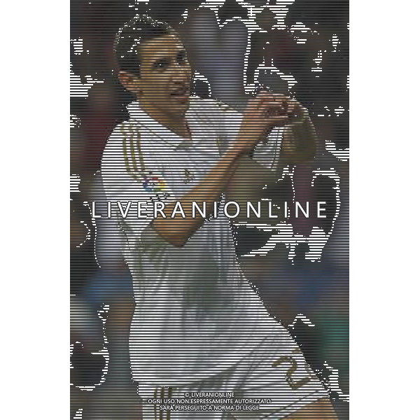 Real Madrid\'s Angel di Maria goal during Spanish League match on october 26thh, 2011 Photo: Cid-Fuentes / Cebolla / ALFAQUI AG ALDO LIVERANI S A S ONLY ITALY