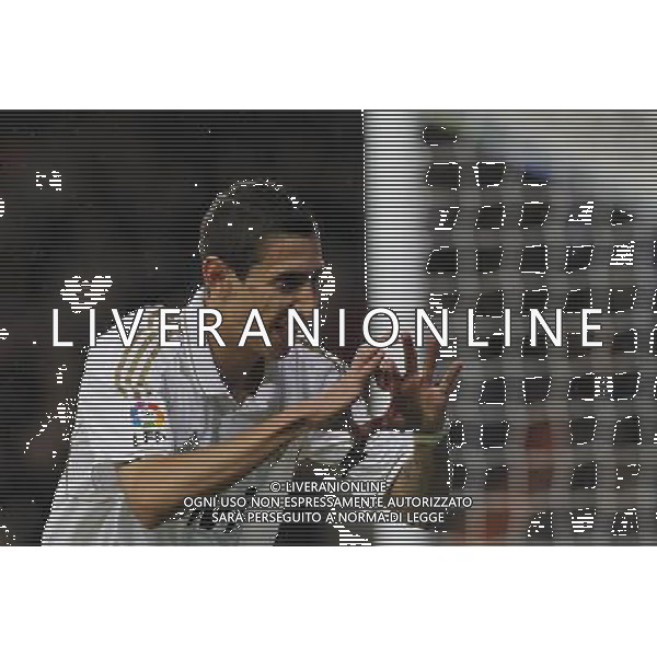 Real Madrid\'s Angel di Maria goal during Spanish League match on october 26thh, 2011 Photo: Cid-Fuentes / Cebolla / ALFAQUI AG ALDO LIVERANI S A S ONLY ITALY