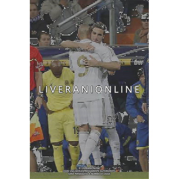 Real Madrid\'s Karim Benzema and Gonzalo Higuain during Spanish League match on october 26thh, 2011 Photo: Cid-Fuentes / Cebolla / ALFAQUI AG ALDO LIVERANI S A S ONLY ITALY