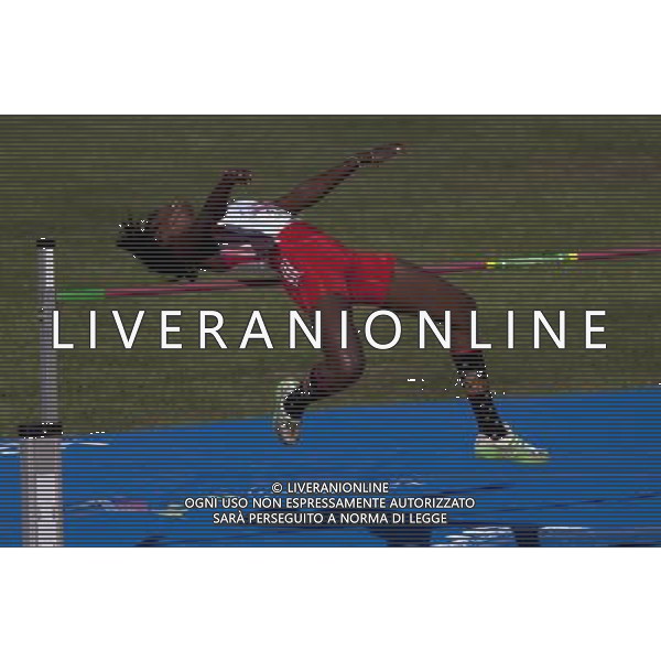 (111027) -- ZAPOPAN, Oct. 27, 2011 () -- Lesyani Mayor of Cuba competes in the women\'s high jump final competition during the Pan American Games Guadalajara 2011, at Telmex Athletics Stadium, in Zapopan, Jalisco, Mexico, on Oct. 26, 2011. (/Eliana Aponte) AG ALDO LIVERANI S A S ONLY ITALY