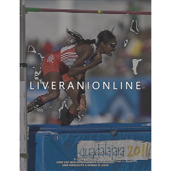 (111027) -- ZAPOPAN, Oct. 27, 2011 () -- Lesyani Mayor of Cuba competes in the women\'s high jump final competition during the Pan American Games Guadalajara 2011, at Telmex Athletics Stadium, in Zapopan, Jalisco, Mexico, on Oct. 26, 2011. (/Guillermo Arias) AG ALDO LIVERANI S A S ONLY ITALY