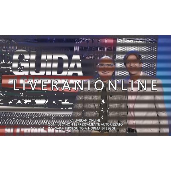 COLOGNO M.se 30/10/2011 TRASMISSIONE TV MEDIASET: \'GUIDA AL CAMPIONATO\' NELLA FOTO CICCIO GRAZIANI MINO TAVERI PH.FIOCHI/AG ALDO LIVERANI SAS