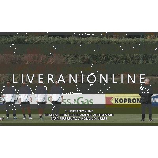 APPIANO GENTILE (CO) ALLENAMENTO DELL\'INTER IN VISTA DELLA SFIDA DI CHAMPIONS CON IL LILLE NELLA FOTO RANIERI - CHIVU CAMBIASSO POLI OBI PH.FIOCHI_AG ALDO LIVERANI SAS