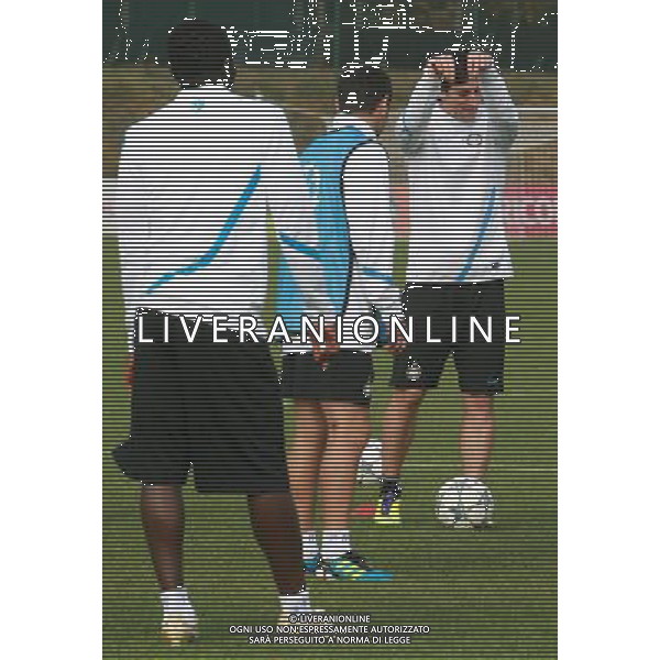 APPIANO GENTILE (CO) ALLENAMENTO DELL\'INTER IN VISTA DELLA SFIDA DI CHAMPIONS CON IL LILLE NELLA FOTO DIEGO MILITO PH.FIOCHI_AG ALDO LIVERANI SAS
