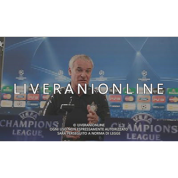 APPIANO GENTILE (CO) CONFERENZA STAMPA DI CLAUDIO RANIERI ALLENATORE DELL\'INTER IN VISTA DELLA SFIDA DI CHAMPIONS CON IL LILLE NELLA FOTO CLAUDIO RANIERI PH.FIOCHI_AG ALDO LIVERANI SAS