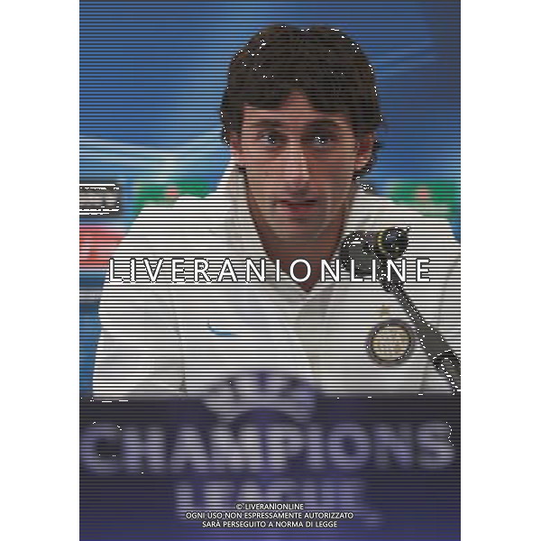 APPIANO GENTILE (CO) CONFERENZA STAMPA DI CLAUDIO RANIERI ALLENATORE DELL\'INTER IN VISTA DELLA SFIDA DI CHAMPIONS CON IL LILLE NELLA FOTO diego milito PH.FIOCHI_AG ALDO LIVERANI SAS