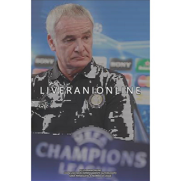 APPIANO GENTILE (CO) CONFERENZA STAMPA DI CLAUDIO RANIERI ALLENATORE DELL\'INTER IN VISTA DELLA SFIDA DI CHAMPIONS CON IL LILLE NELLA FOTO CLAUDIO RANIERI PH.FIOCHI_AG ALDO LIVERANI SAS