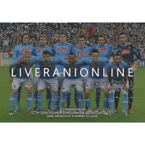 UEFA Champions League 2011/2012 Gruppo A Monaco di Baviera - 02.11.2011 Bayern Monaco-Napoli Nella Foto:napoli squadra formazione /Ph.Vitez-Ag. Aldo Liverani