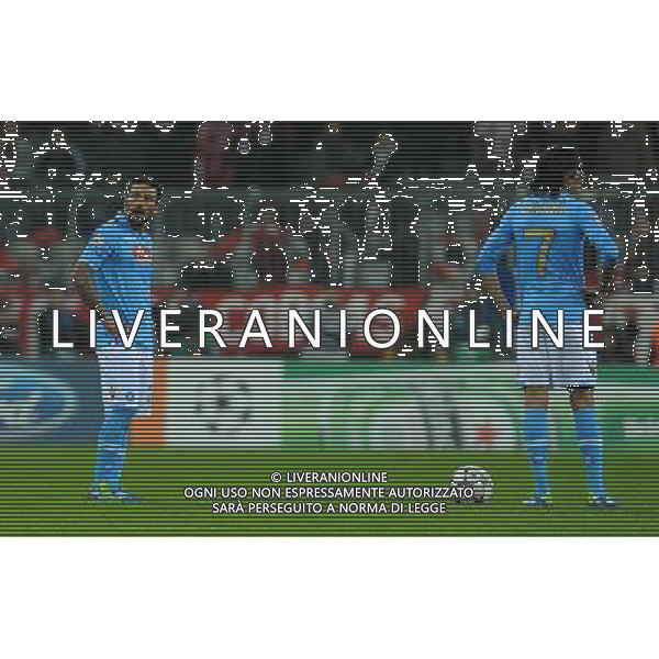 UEFA Champions League 2011/2012 Gruppo A Monaco di Baviera - 02.11.2011 Bayern Monaco-Napoli Nella Foto:delusione lavezzi ezequiel e edinson cavani /Ph.Vitez-Ag. Aldo Liverani