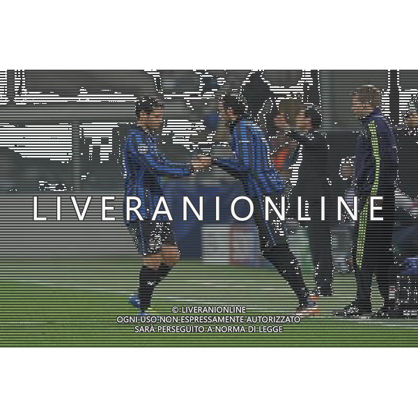 UEFA Champions League - Fase a Gironi 4ç giornata Gruppo B Milano 2-11-2011 Inter - Lille nella foto: giampaolo Pazzini entra per mauro Zarate a 10 minuti dalla fine foto Roberto Garavaglia - ag. Aldo Liverani sas