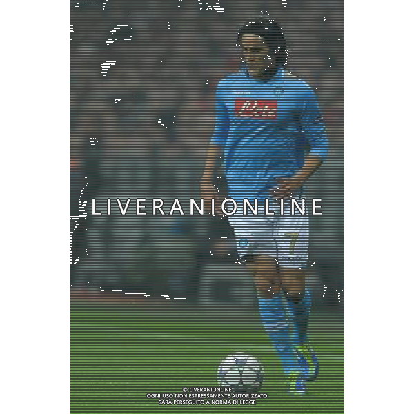 UEFA Champions League 2011/2012 Gruppo A Monaco di Baviera - 02.11.2011 Bayern Monaco-Napoli Nella Foto:Edinson Cavani /Ph.Vitez-Ag. Aldo Liverani