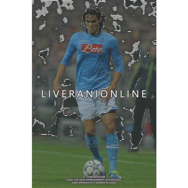 UEFA Champions League 2011/2012 Gruppo A Monaco di Baviera - 02.11.2011 Bayern Monaco-Napoli Nella Foto:Edinson Cavani /Ph.Vitez-Ag. Aldo Liverani