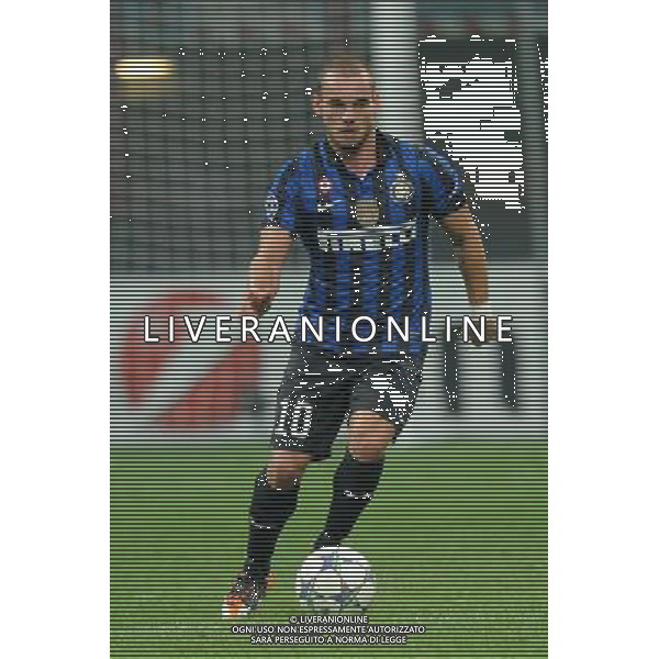 UEFA Champions League - Fase a Gironi 4Á giornata Gruppo B Milano 2-11-2011 Inter - Lille nella foto: Wesley Sneijder (Inter) foto Roberto Garavaglia - ag. Aldo Liverani sas