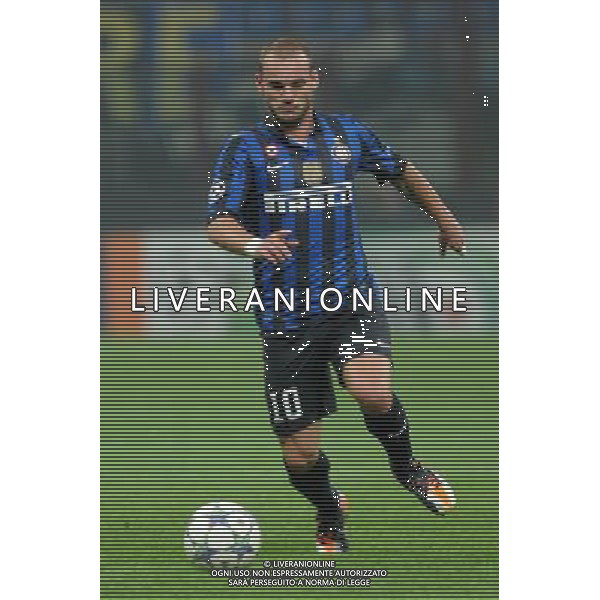 UEFA Champions League - Fase a Gironi 4Á giornata Gruppo B Milano 2-11-2011 Inter - Lille nella foto: Wesley Sneijder (Inter) foto Roberto Garavaglia - ag. Aldo Liverani sas