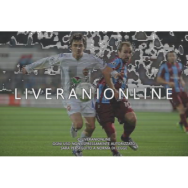 UEFA Champions League Group B soccer match between Trabzonspor and CSKA Moscow at Avni Aker stadium in Trabzon,Turkey, November 02, 2011. Pictured: Sergei Ignashevich (L) of CSKA Moscow and Adrian Mierzejewski (R) of Trabzonspor. PILKA NOZNA LIGA MISTRZOW SEZON 2011/2012 FOT.SESKIMPHOTO/NEWSPIX.PL TURKEY, GERMANY, AUSTRIA AND UK OUT !!! --- Newspix.pl CHAMPIONS LEAGUE TRABZONSPOR CSKA MOSCA AG ALDO LIVERANI SAS ITALY ONLY *** Local Caption *** .