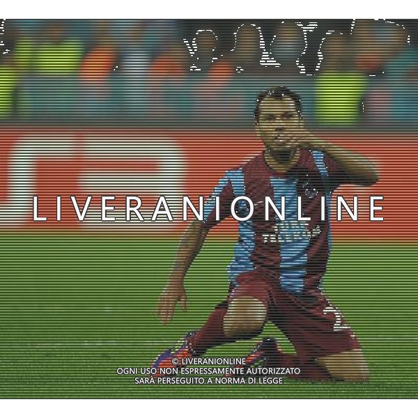 UEFA Champions League Group B soccer match between Trabzonspor and CSKA Moscow at Avni Aker stadium in Trabzon,Turkey, November 02, 2011. Pictured: Alan Carlos Gomes Da Costa (Alanzinho) of Trabzonspor. PILKA NOZNA LIGA MISTRZOW SEZON 2011/2012 FOT.SESKIMPHOTO/NEWSPIX.PL POLAND, TURKEY, GERMANY, AUSTRIA AND UK OUT !!! --- Newspix.pl CHAMPIONS LEAGUE TRABZONSPOR CSKA MOSCA AG ALDO LIVERANI SAS ITALY ONLY *** Local Caption *** .