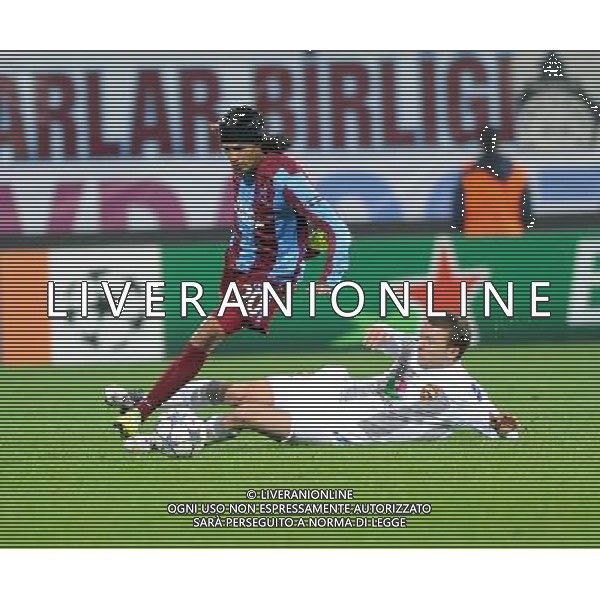 UEFA Champions League Group B soccer match between Trabzonspor and CSKA Moscow at Avni Aker stadium in Trabzon,Turkey, November 02, 2011. Pictured: Gustavo Colman (L) of Trabzonspor and Pavel Mamaev (R) of CSKA Moscow. PILKA NOZNA LIGA MISTRZOW SEZON 2011/2012 FOT.SESKIMPHOTO/NEWSPIX.PL POLAND, TURKEY, GERMANY, AUSTRIA AND UK OUT !!! --- Newspix.pl CHAMPIONS LEAGUE TRABZONSPOR CSKA MOSCA AG ALDO LIVERANI SAS ITALY ONLY *** Local Caption *** .