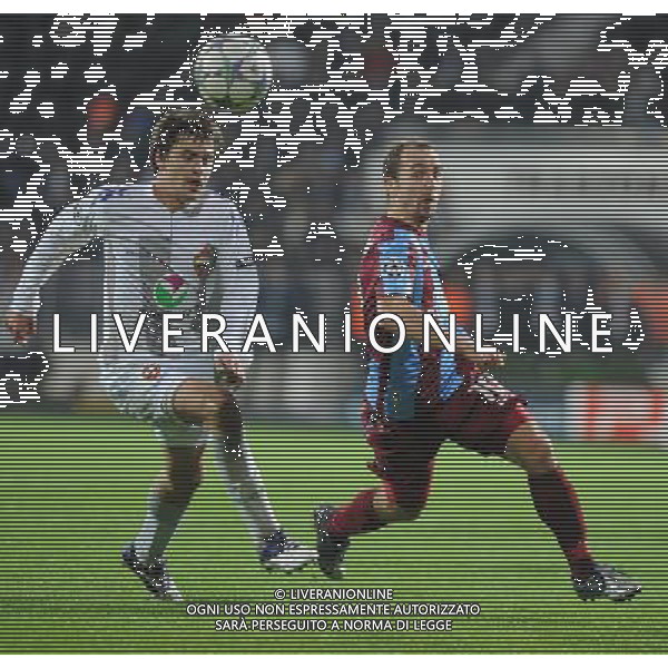 UEFA Champions League Group B soccer match between Trabzonspor and CSKA Moscow at Avni Aker stadium in Trabzon,Turkey, November 02, 2011. Pictured: Sergei Ignashevich (L) of CSKA Moscow and Adrian Mierzejewski (R) of Trabzonspor. PILKA NOZNA LIGA MISTRZOW SEZON 2011/2012 FOT.SESKIMPHOTO/NEWSPIX.PL POLAND, TURKEY, GERMANY, AUSTRIA AND UK OUT !!! --- Newspix.pl CHAMPIONS LEAGUE TRABZONSPOR CSKA MOSCA AG ALDO LIVERANI SAS ITALY ONLY *** Local Caption *** .