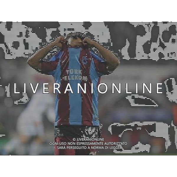 UEFA Champions League Group B soccer match between Trabzonspor and CSKA Moscow at Avni Aker stadium in Trabzon,Turkey, November 02, 2011. Pictured: Alan Carlos Gomes Da Costa (Alanzinho) of Trabzonspor. PILKA NOZNA LIGA MISTRZOW SEZON 2011/2012 FOT.SESKIMPHOTO/NEWSPIX.PL POLAND, TURKEY, GERMANY, AUSTRIA AND UK OUT !!! --- Newspix.pl CHAMPIONS LEAGUE TRABZONSPOR CSKA MOSCA AG ALDO LIVERANI SAS ITALY ONLY *** Local Caption *** .