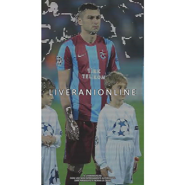 UEFA Champions League Group B soccer match between Trabzonspor and CSKA Moscow at Avni Aker stadium in Trabzon,Turkey, November 02, 2011. Pictured: Burak Yilmaz of Trabzonspor. PILKA NOZNA LIGA MISTRZOW SEZON 2011/2012 FOT.SESKIMPHOTO/NEWSPIX.PL POLAND, TURKEY, GERMANY, AUSTRIA AND UK OUT !!! --- Newspix.pl CHAMPIONS LEAGUE TRABZONSPOR CSKA MOSCA AG ALDO LIVERANI SAS ITALY ONLY *** Local Caption *** .