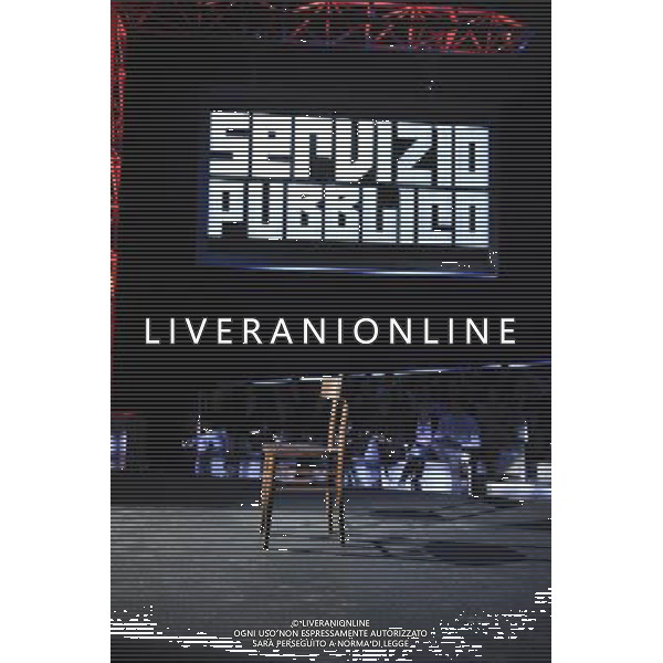 Roma - 21/10/2011 - Studi Cinecitta\' - Prima puntata programma Servizio pubblico di Michele Santoro - nella foto: Œ© Fabrizio Corradetti - Ag. Aldo Liverani sas