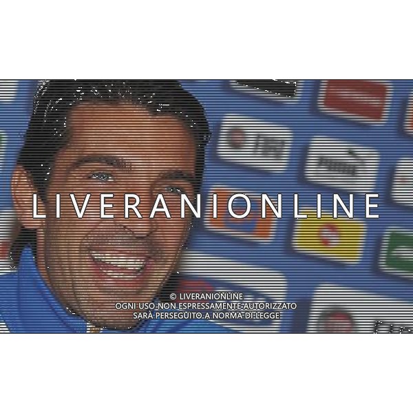 Raduno Nazionale Italiana a Coverciano Firenze - 08.11.2011 Conferenza Stampa Nella Foto:Conferenza Stampa Gianluigi Buffon /Ph.Vitez-Ag. Aldo Liverani CALCIO 