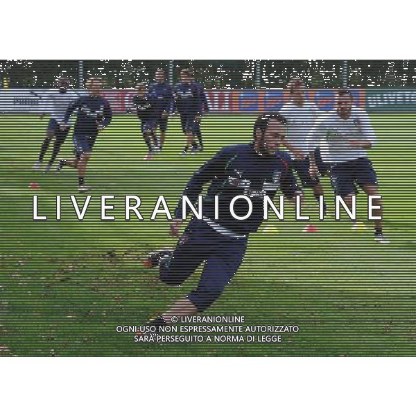 Raduno Nazionale Italiana a Coverciano Firenze - 08.11.2011 Allenamento Nella Foto:Pazzini-Gruppo /Ph.Vitez-Ag. Aldo Liverani CALCIO