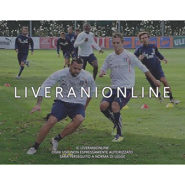 Raduno Nazionale Italiana a Coverciano Firenze - 08.11.2011 Allenamento Nella Foto:Pepe-Criscito-Pirlo-Gruppo /Ph.Vitez-Ag. Aldo Liverani CALCIO