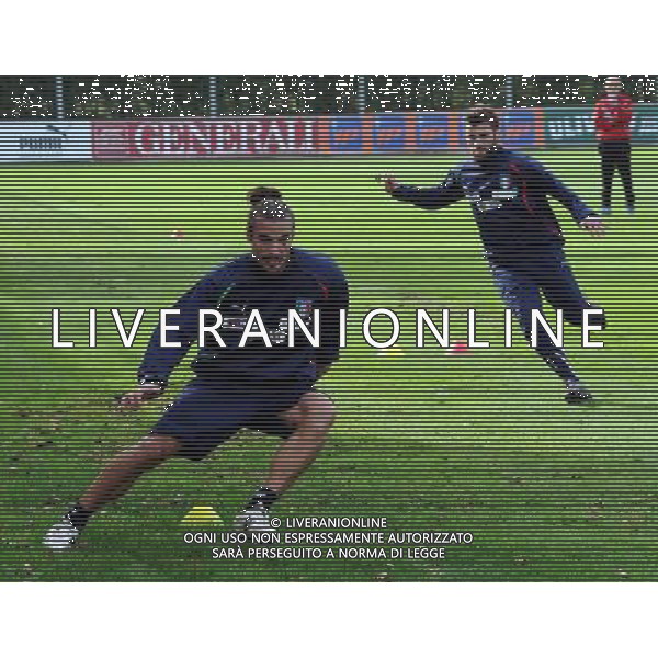 Raduno Nazionale Italiana a Coverciano Firenze - 08.11.2011 Allenamento Nella Foto:Osvaldo-Nocerino /Ph.Vitez-Ag. Aldo Liverani CALCIO