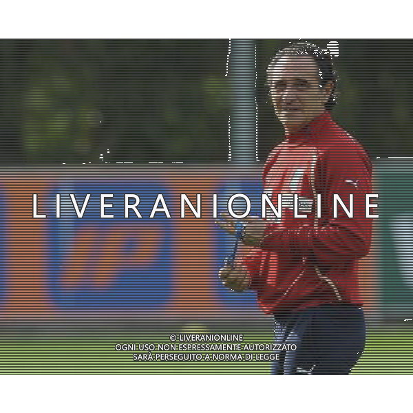 Raduno Nazionale Italiana a Coverciano Firenze - 08.11.2011 Allenamento Nella Foto:Prandelli /Ph.Vitez-Ag. Aldo Liverani CALCIO